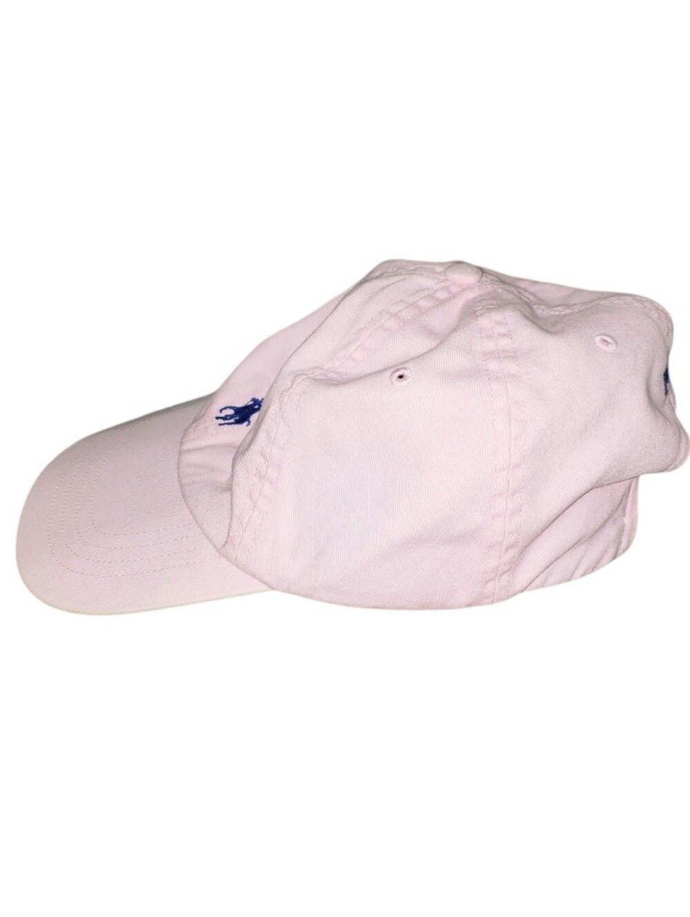 Vintage 90s Polo Ralph Lauren Pony Logo Pink Baseball Cap - Picture 3 of 7
